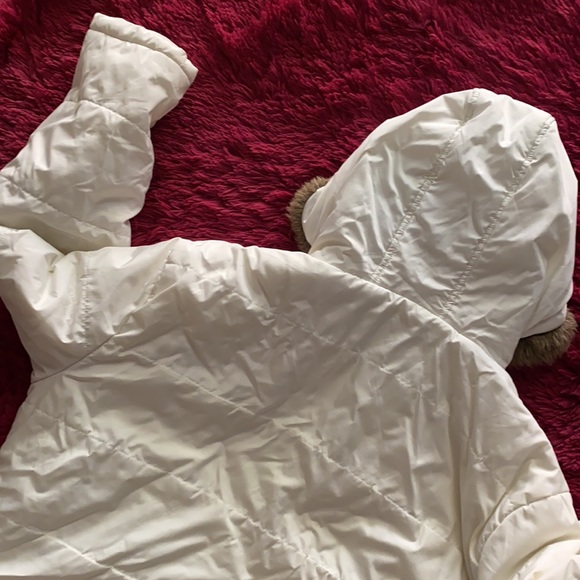 Cream Parka puffer coat - Picture 10 of 14